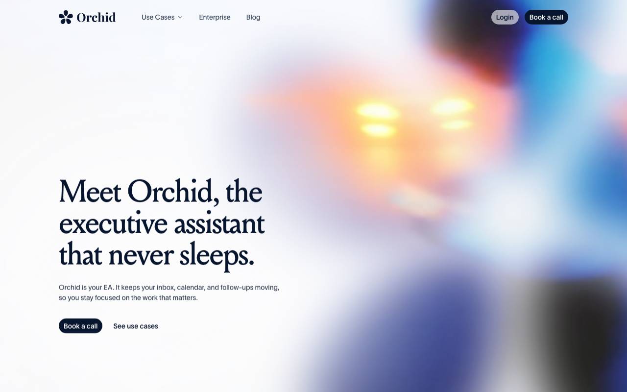 Orchid website preview