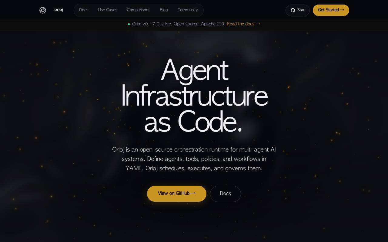 Orloj website preview