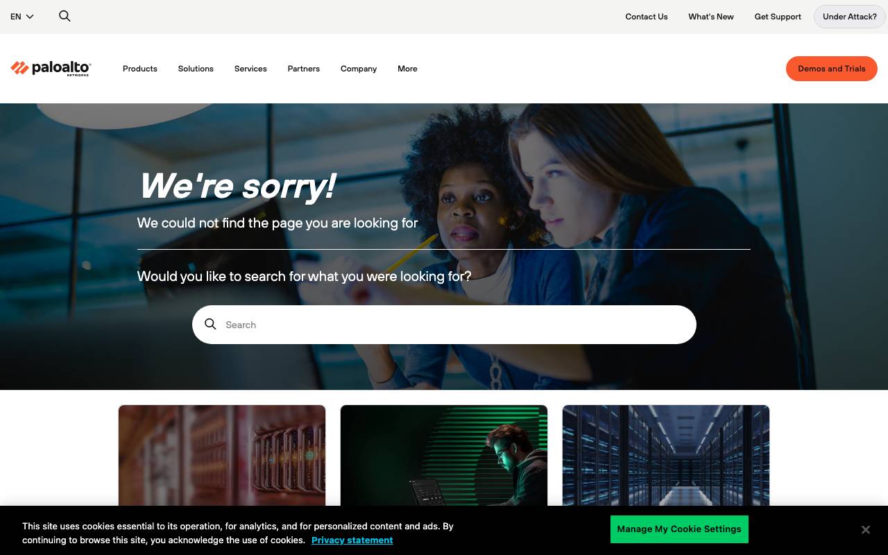 Palo Alto Networks Prisma AIRS website preview