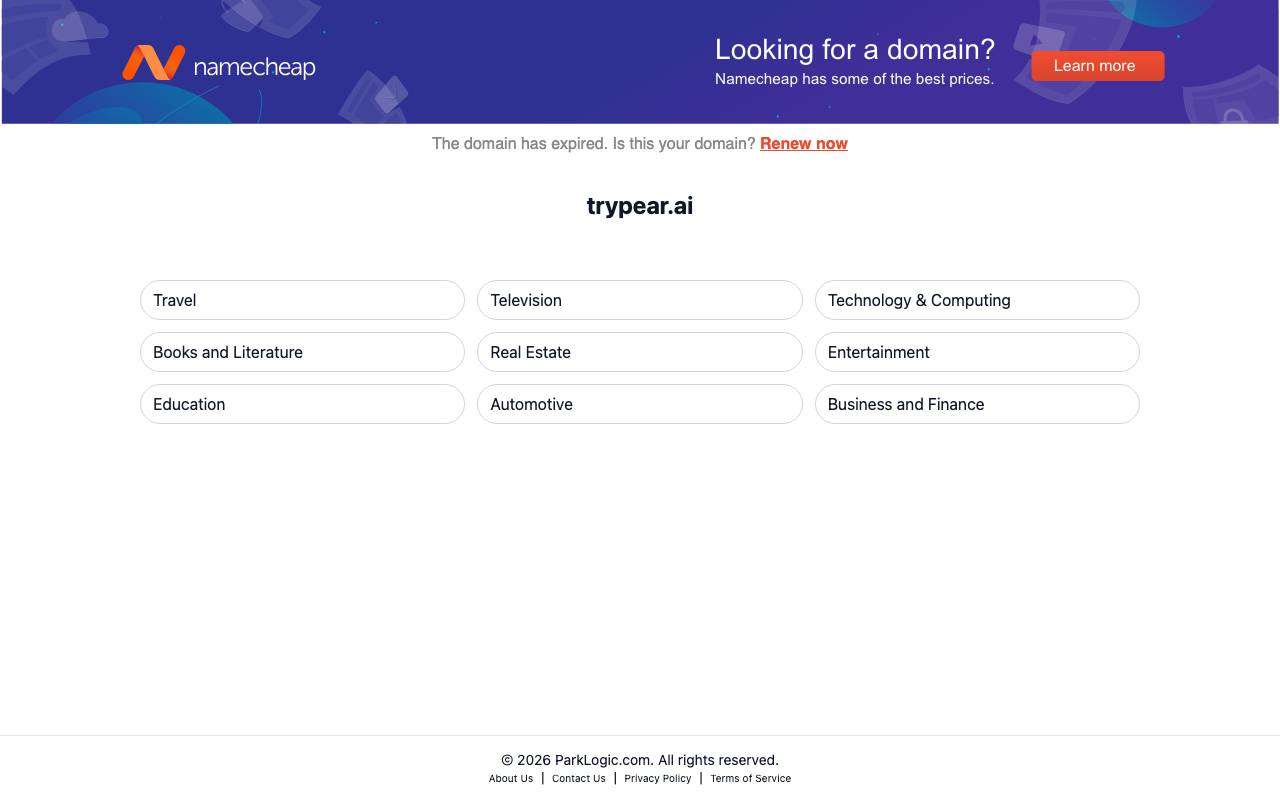 PearAI website preview