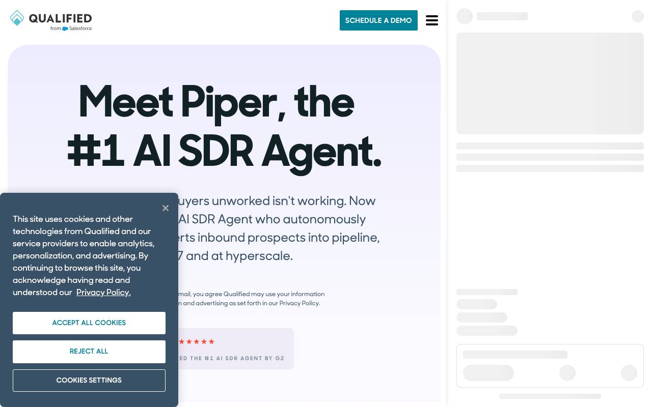 Piper SDR website preview