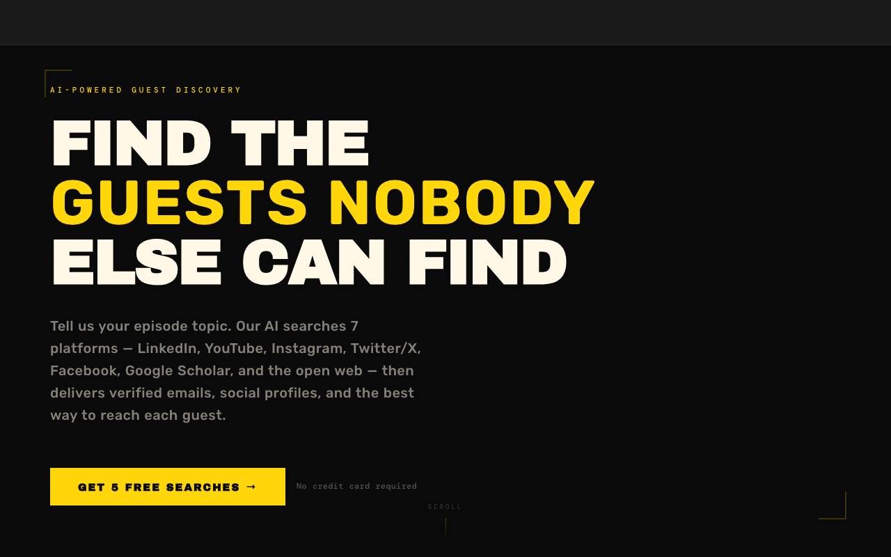 Podcastbots website preview