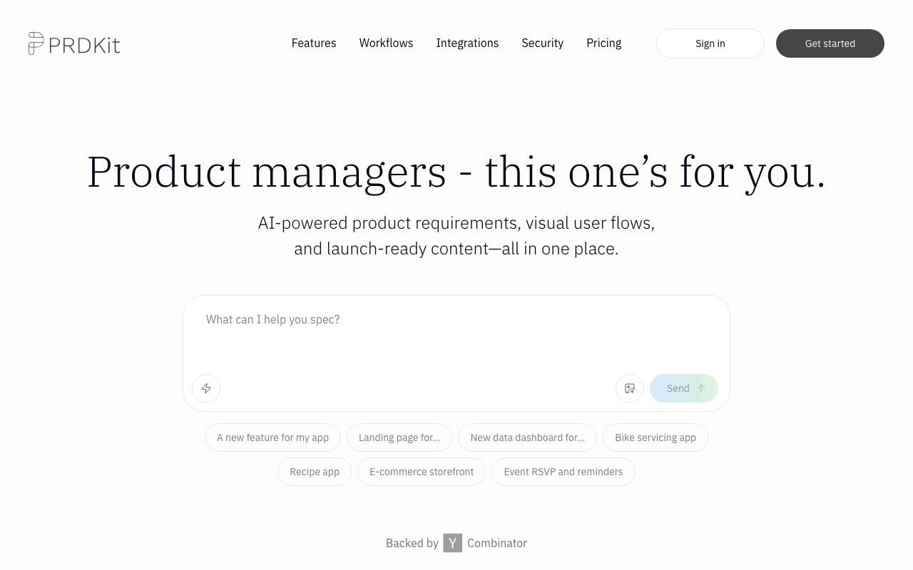 PRDKit website preview