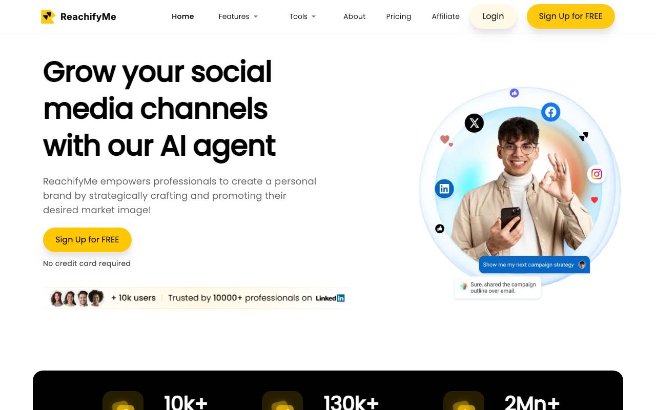 ReachifyMe website preview