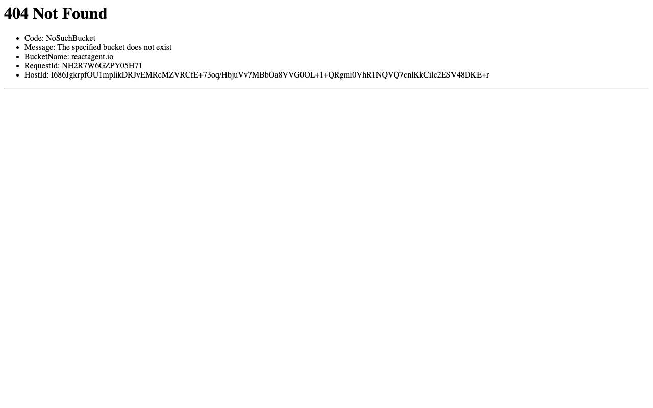 ReactAgent website preview