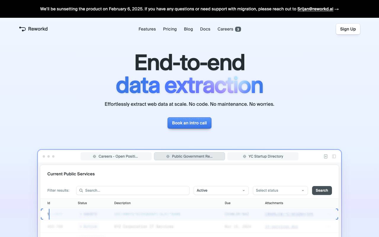 Reworkd website preview