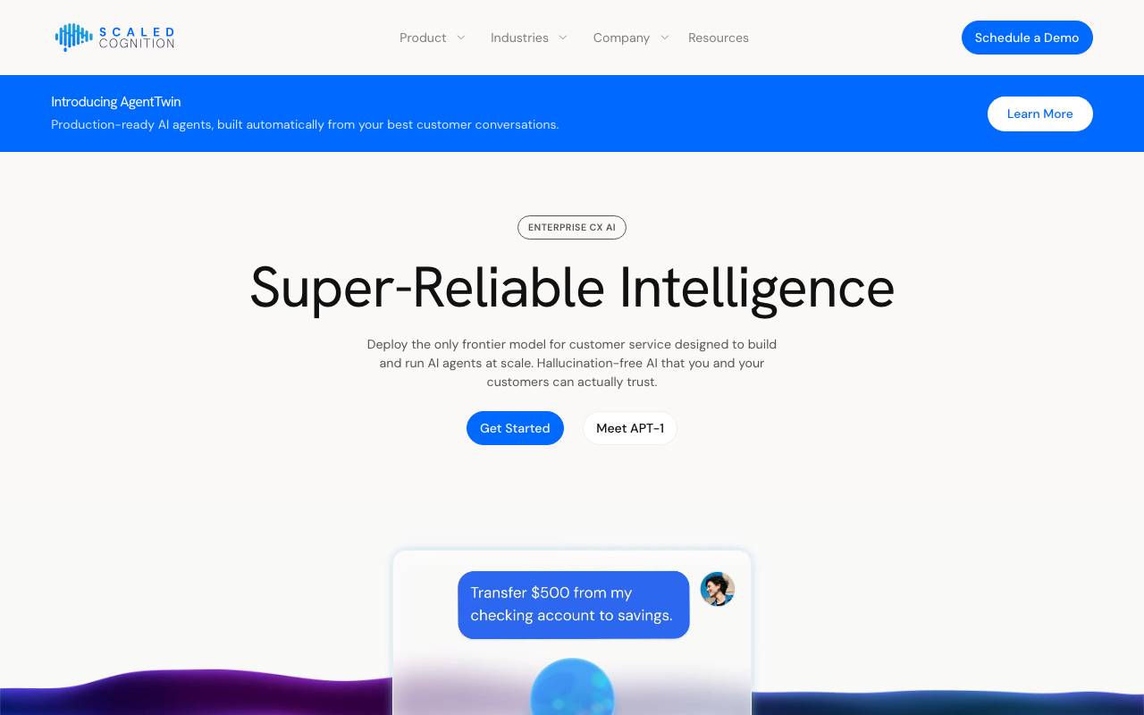 Scaled Cognition website preview