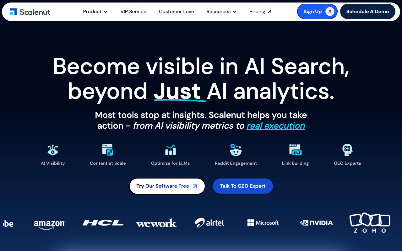 Scalenut website preview