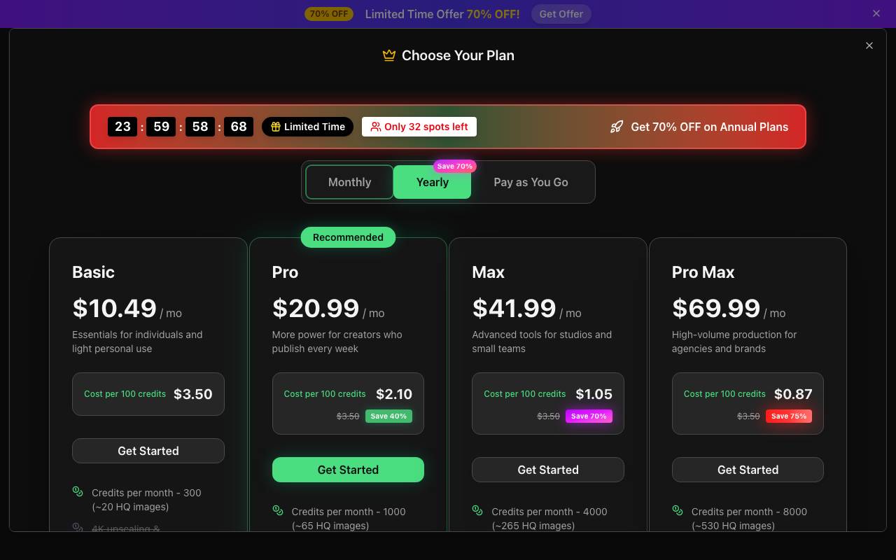 Seedream 4.5 – Free AI Image website preview