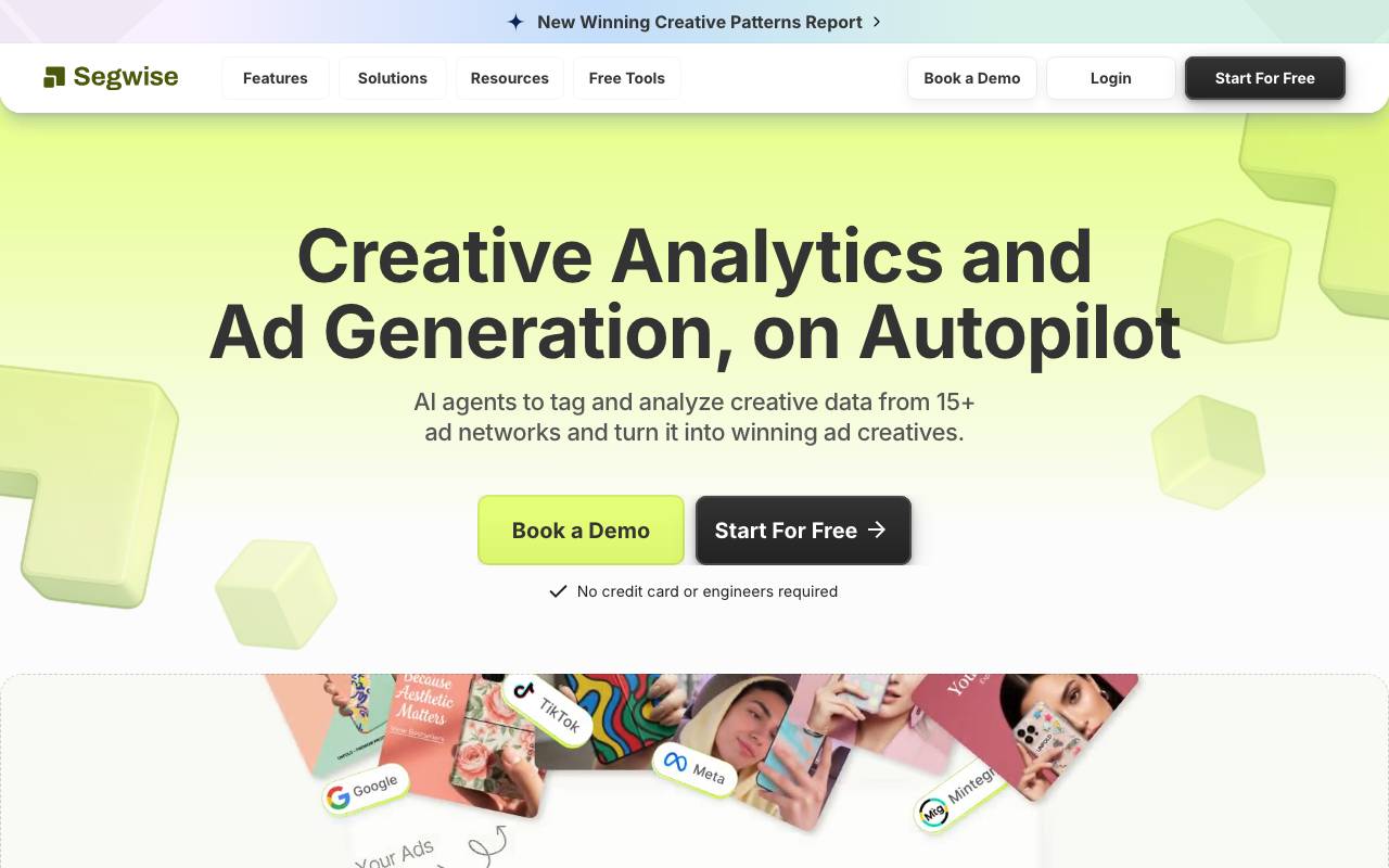 Segwise website preview
