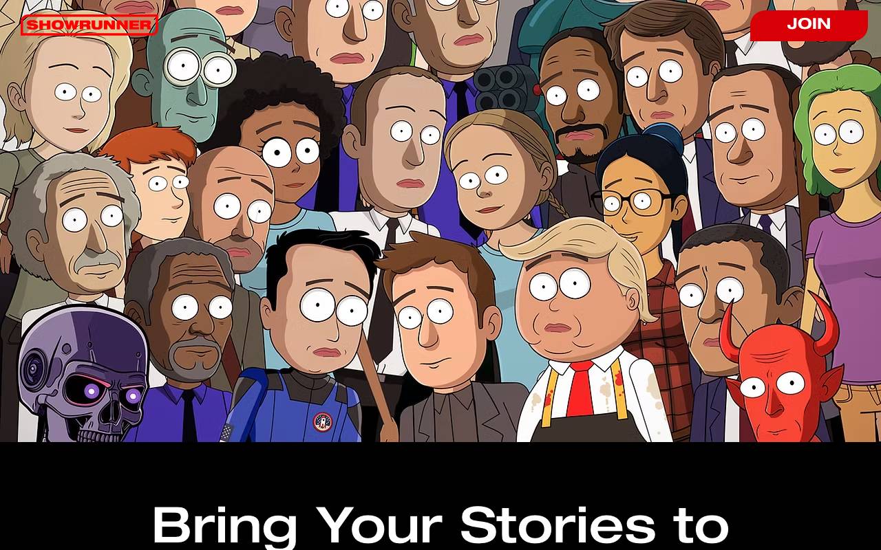 Showrunner website preview