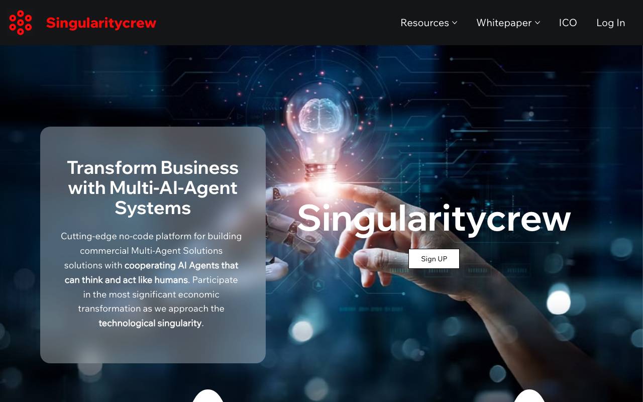 Singularitycrew website preview
