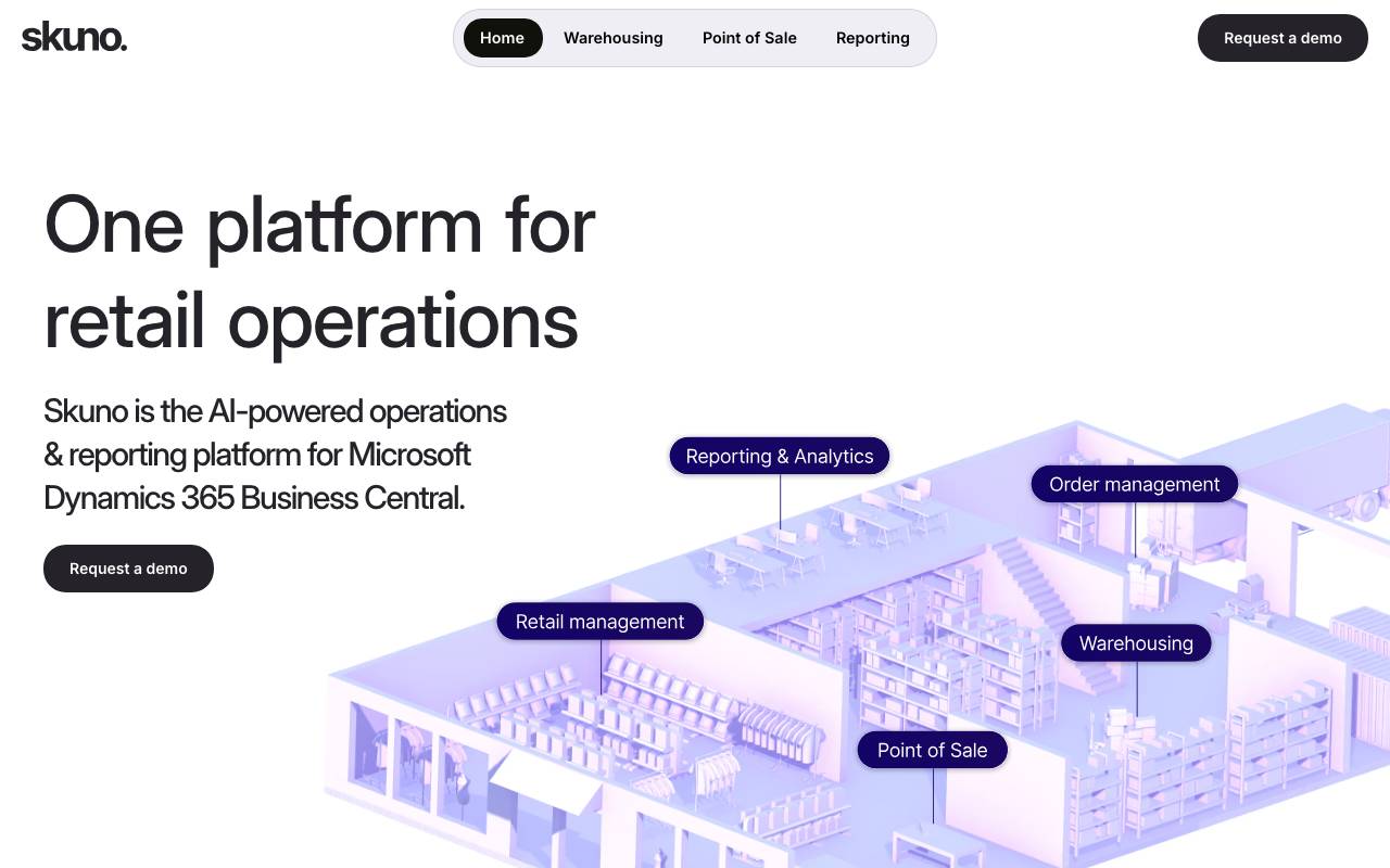 Skuno website preview