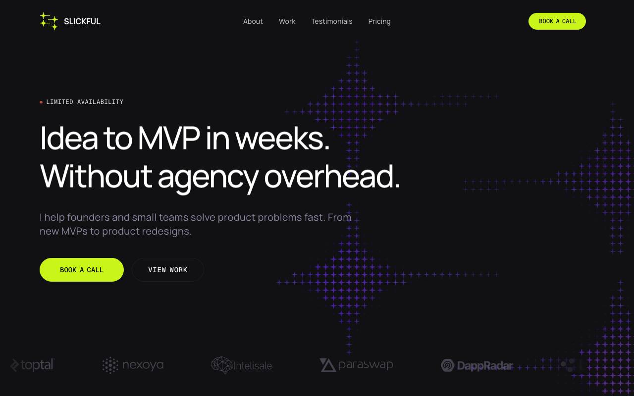 Slickful website preview