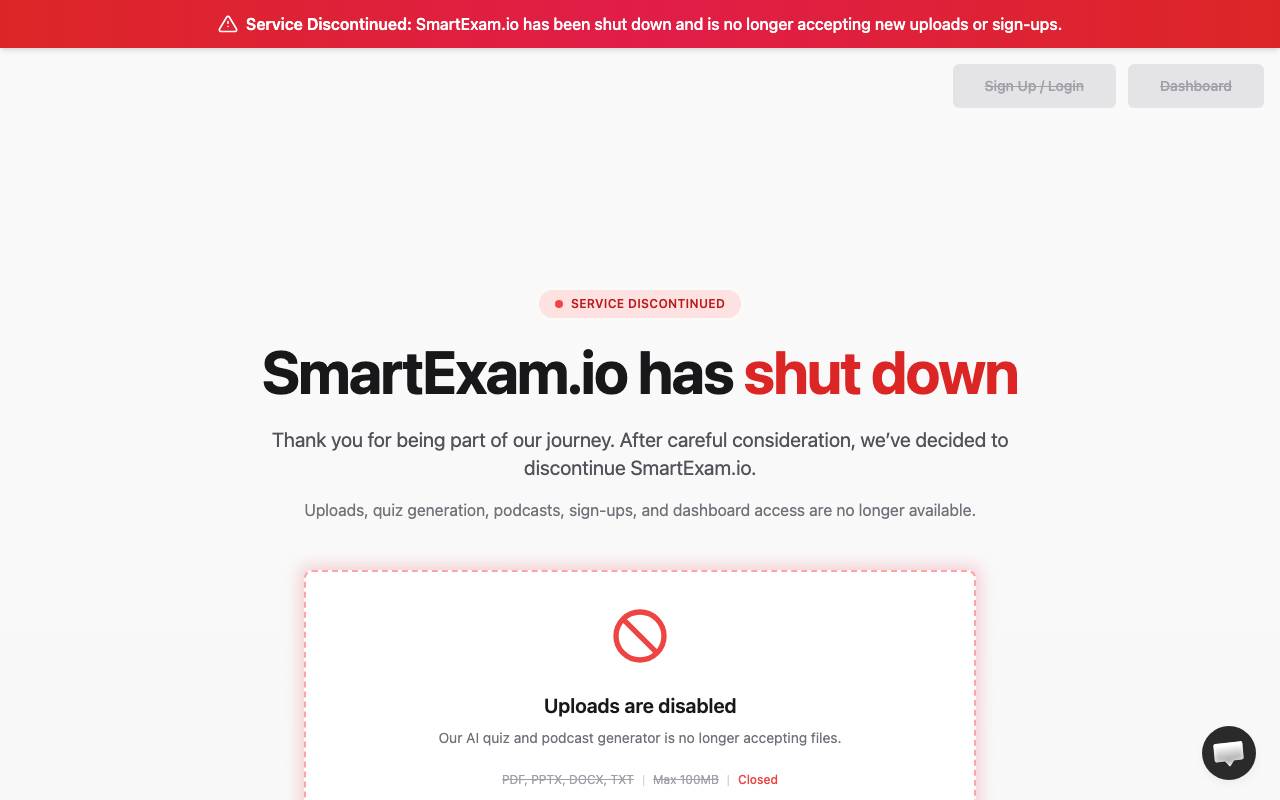 SmartExam.io website preview