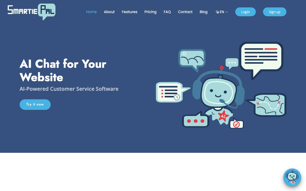 Smartiepal website preview