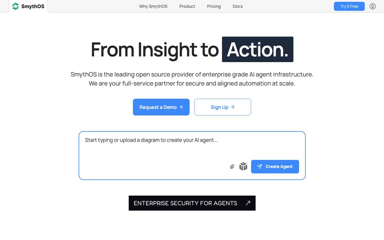 SmythOS website preview