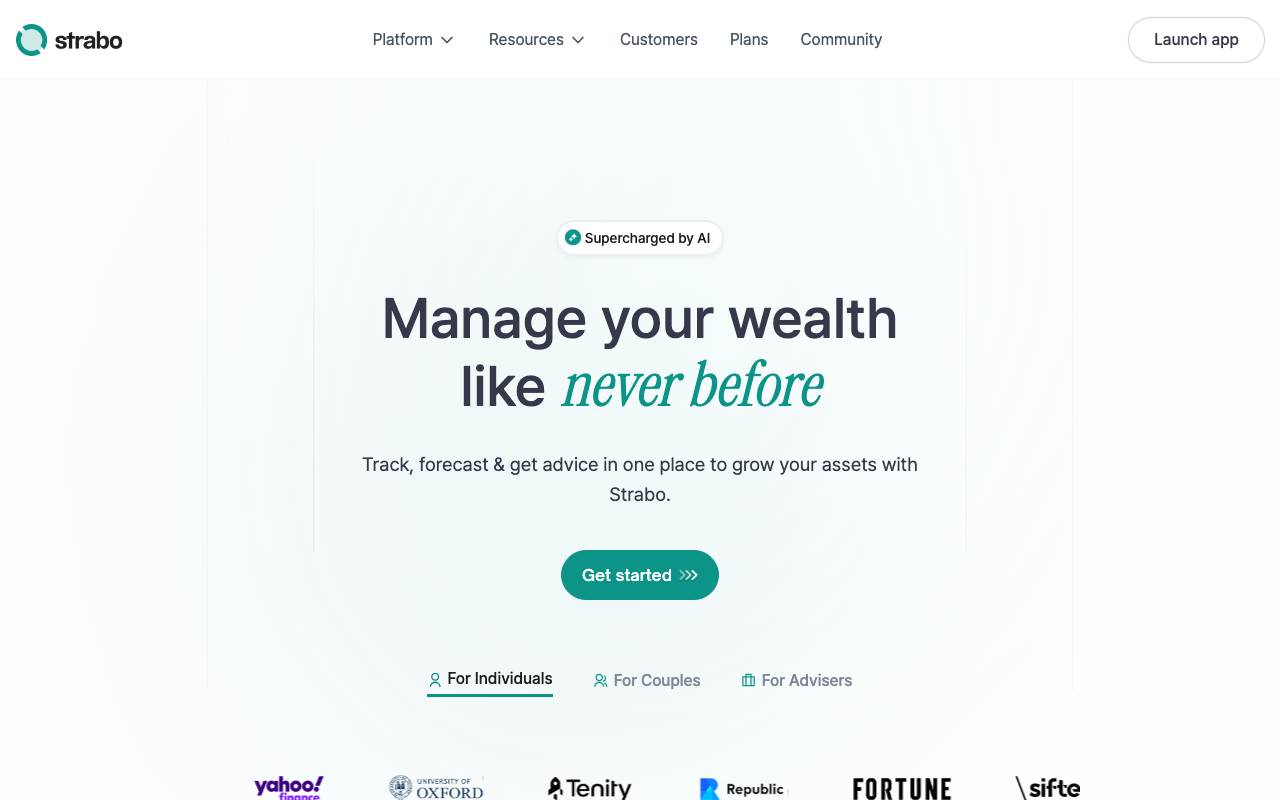 Strabo website preview