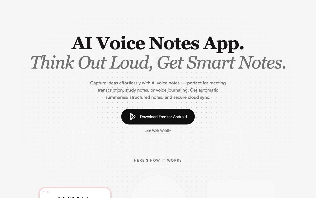 Submind website preview