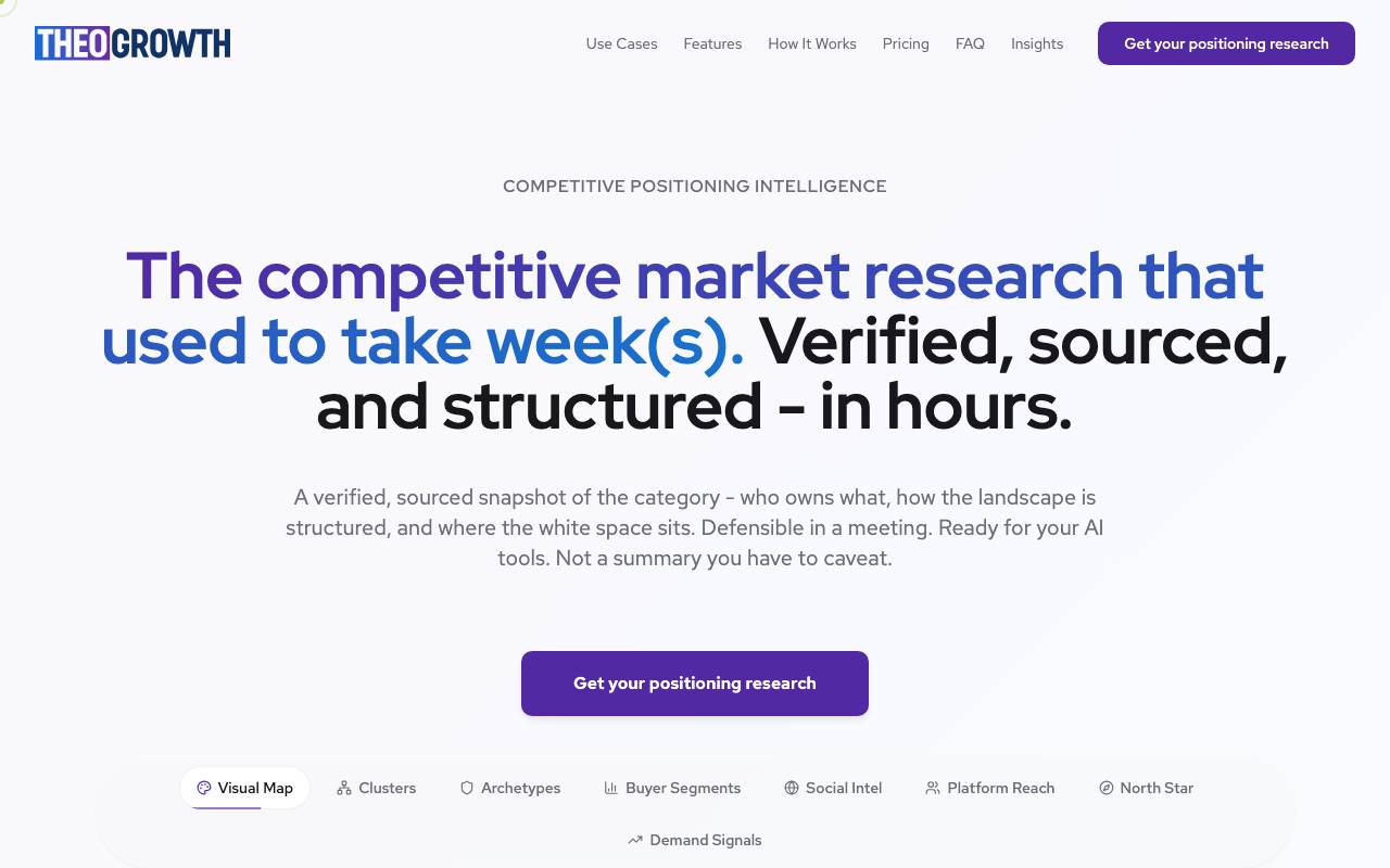THEO website preview