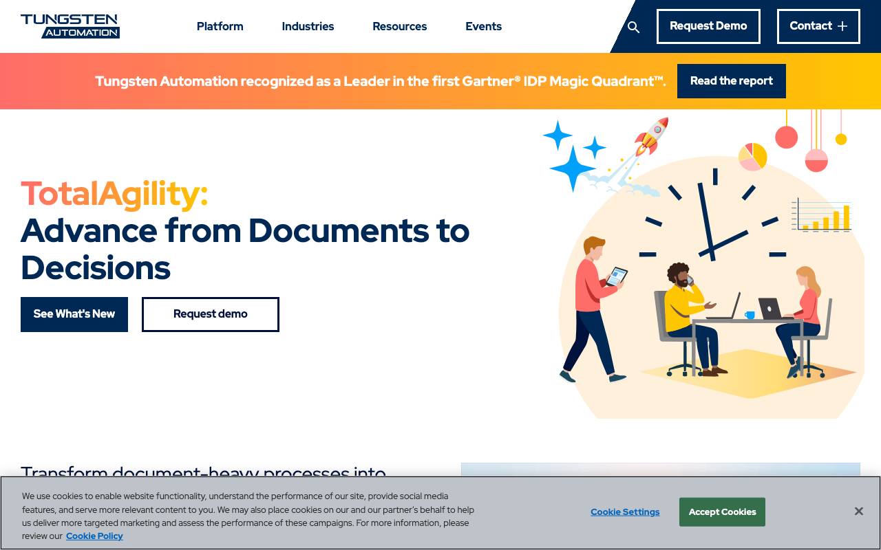 TotalAgility website preview