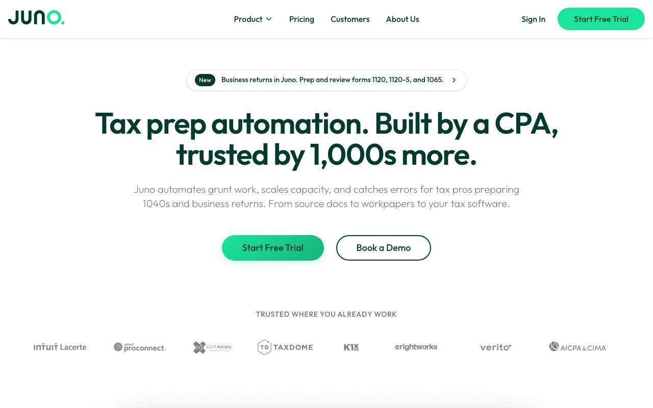 TruePilot website preview