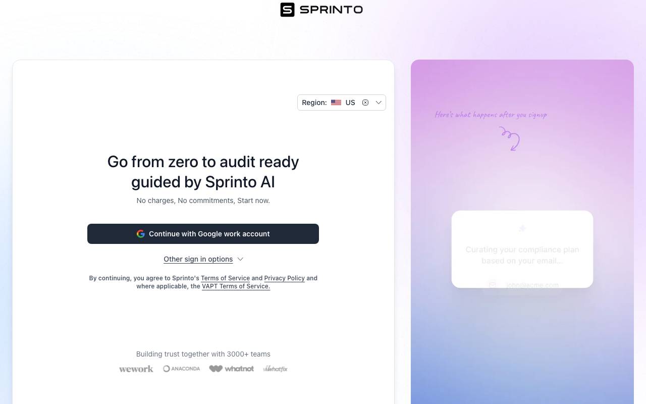 TrustCenter | SecurityQuestionnaire website preview
