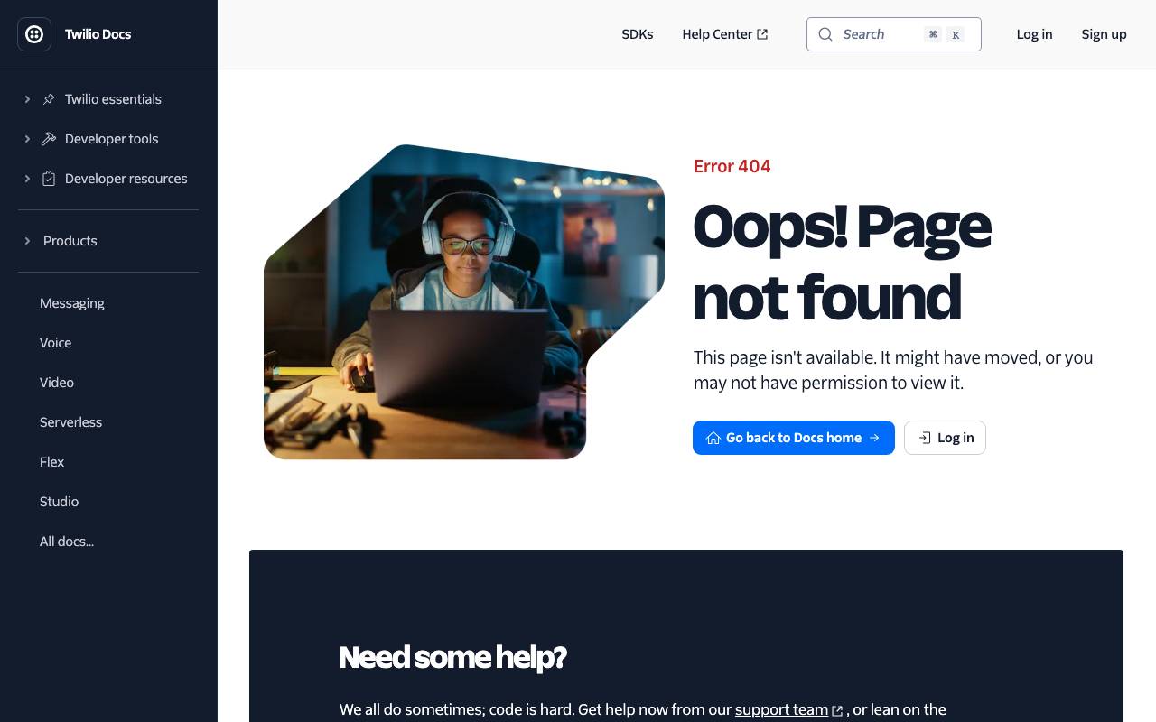 Twilio AI Assistants website preview