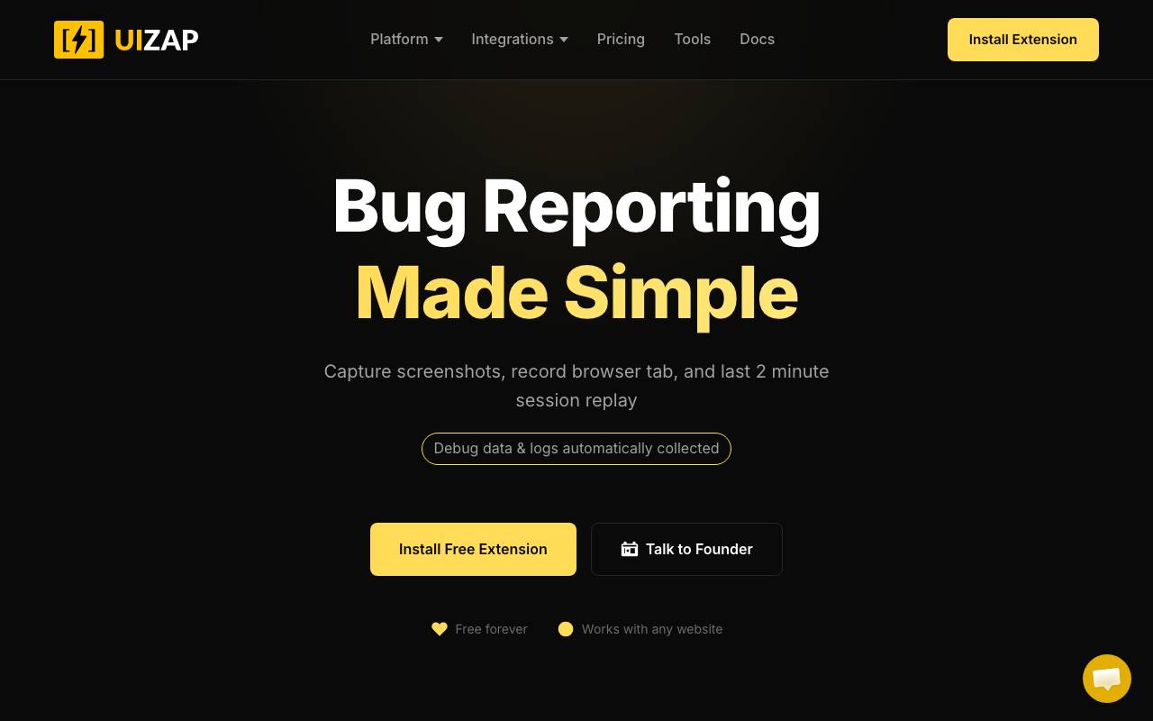 Uizap website preview