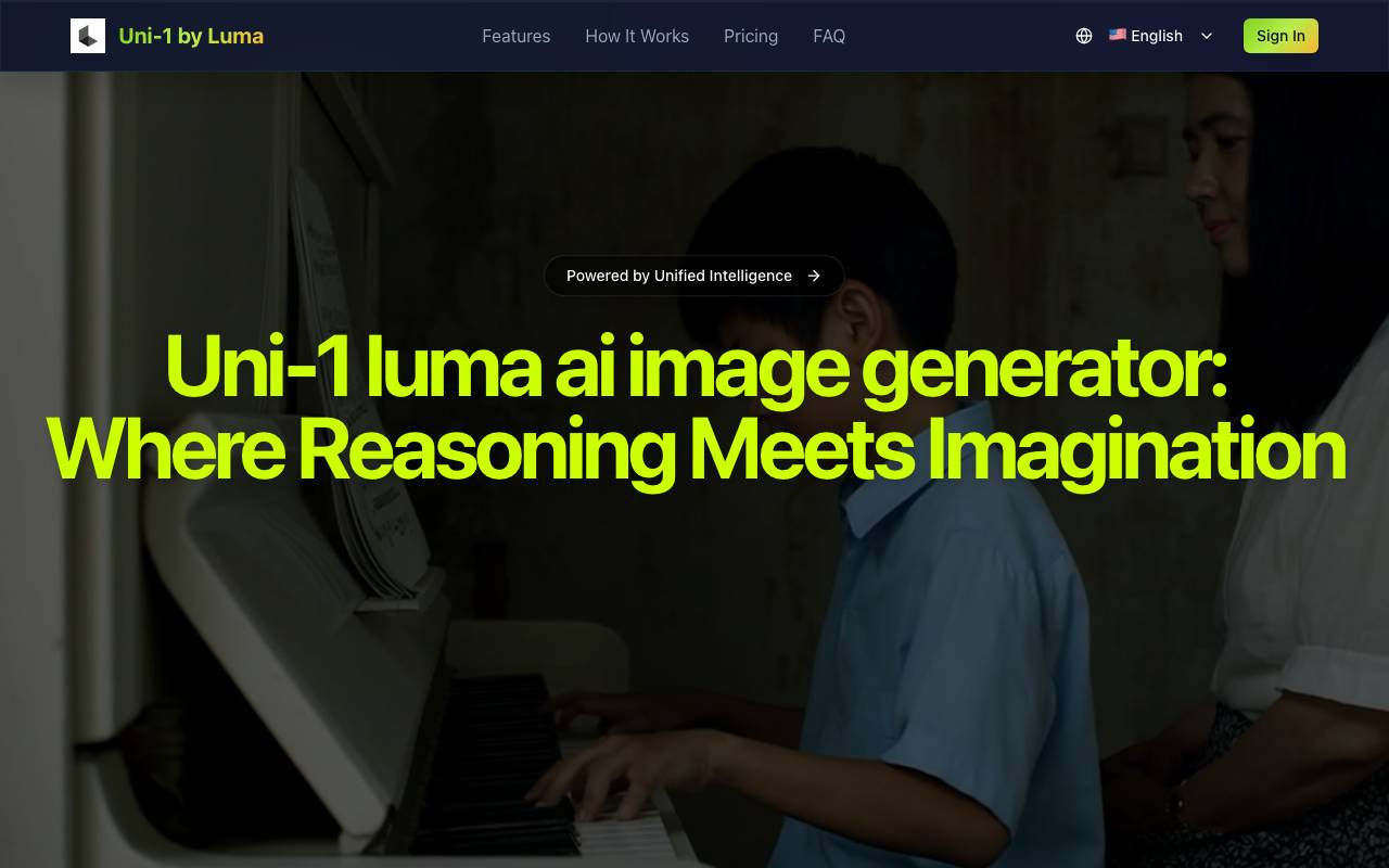 UNI-1 website preview