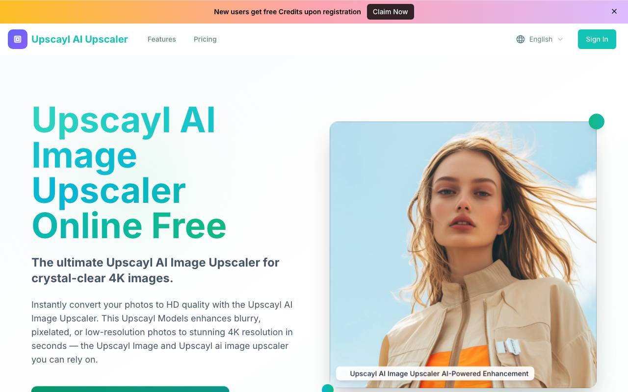 upscayl website preview