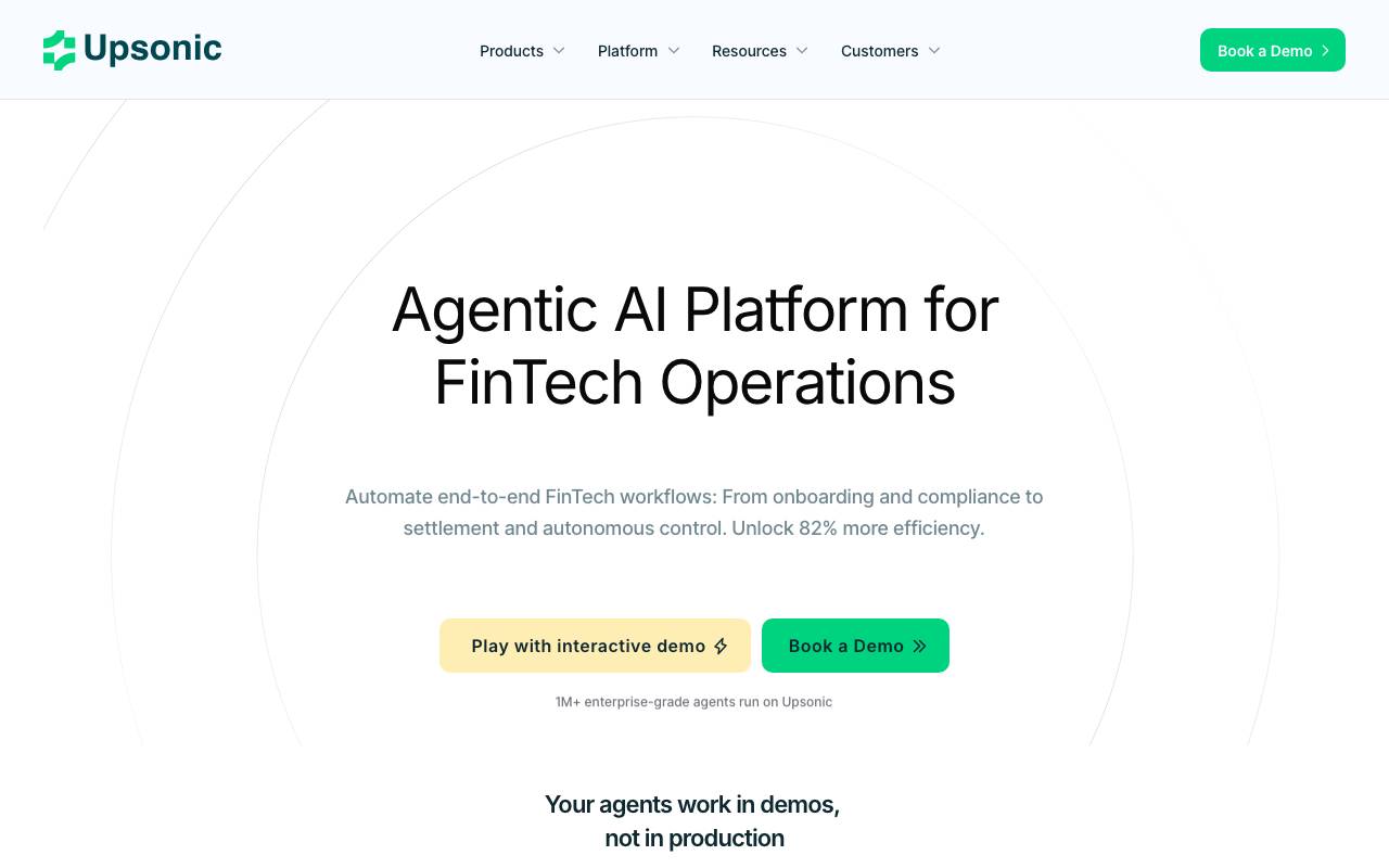 upsonicAI website preview