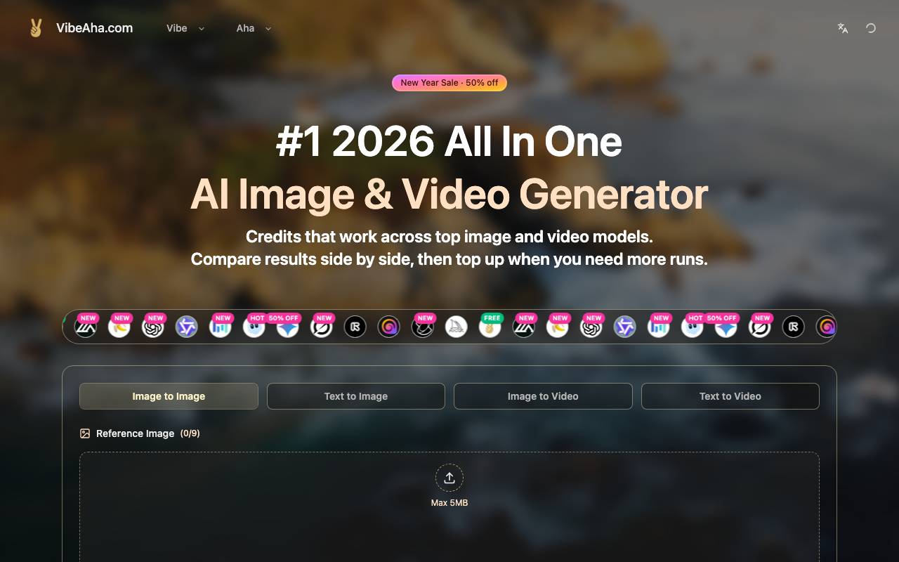 vibeaha website preview