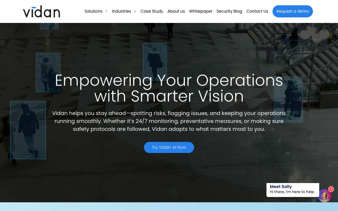 Vidan.ai website preview