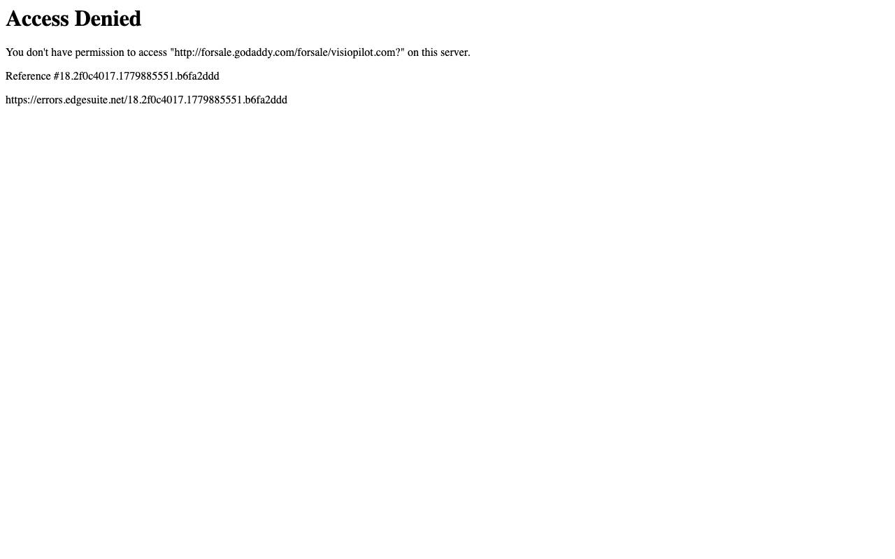 VisioPilot website preview