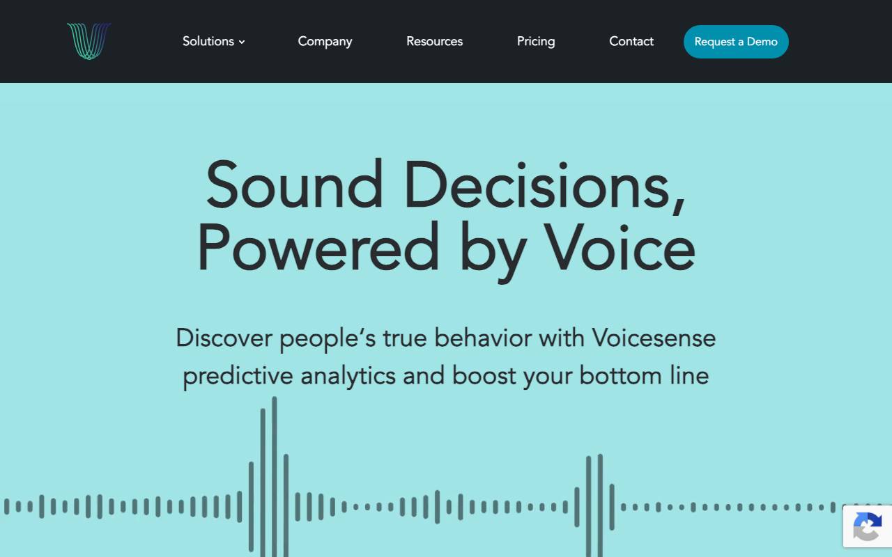 Voicesense website preview