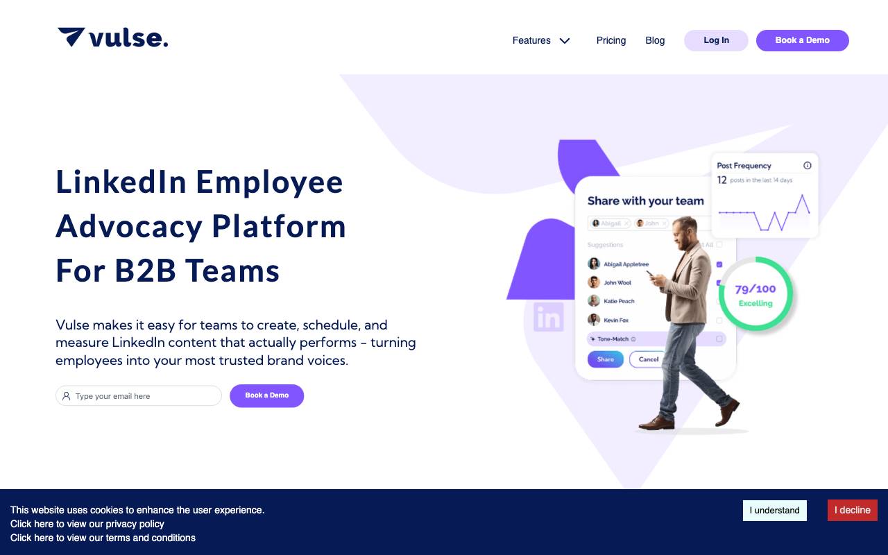 Vulse website preview