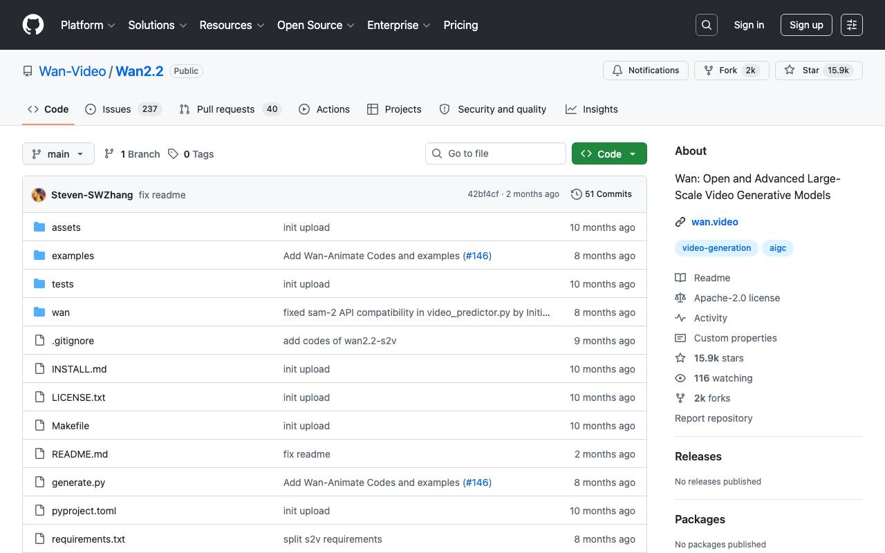 Wan2.2 website preview