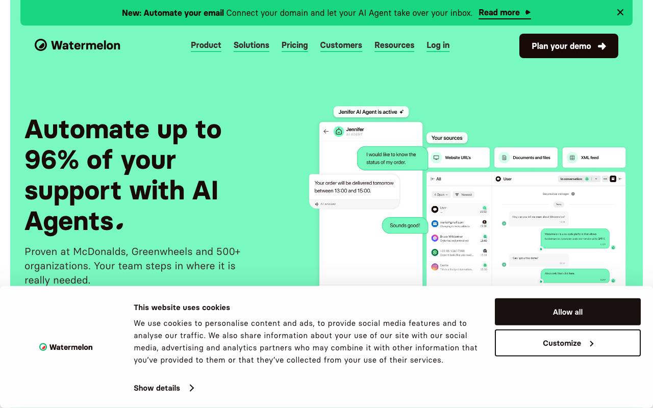 Watermelon website preview