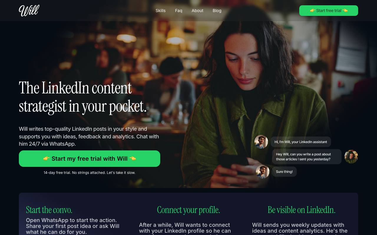 Will website preview