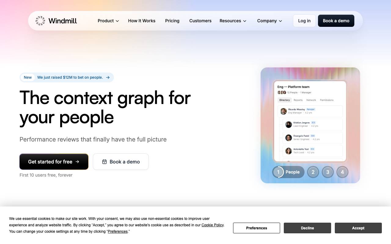 Windy website preview