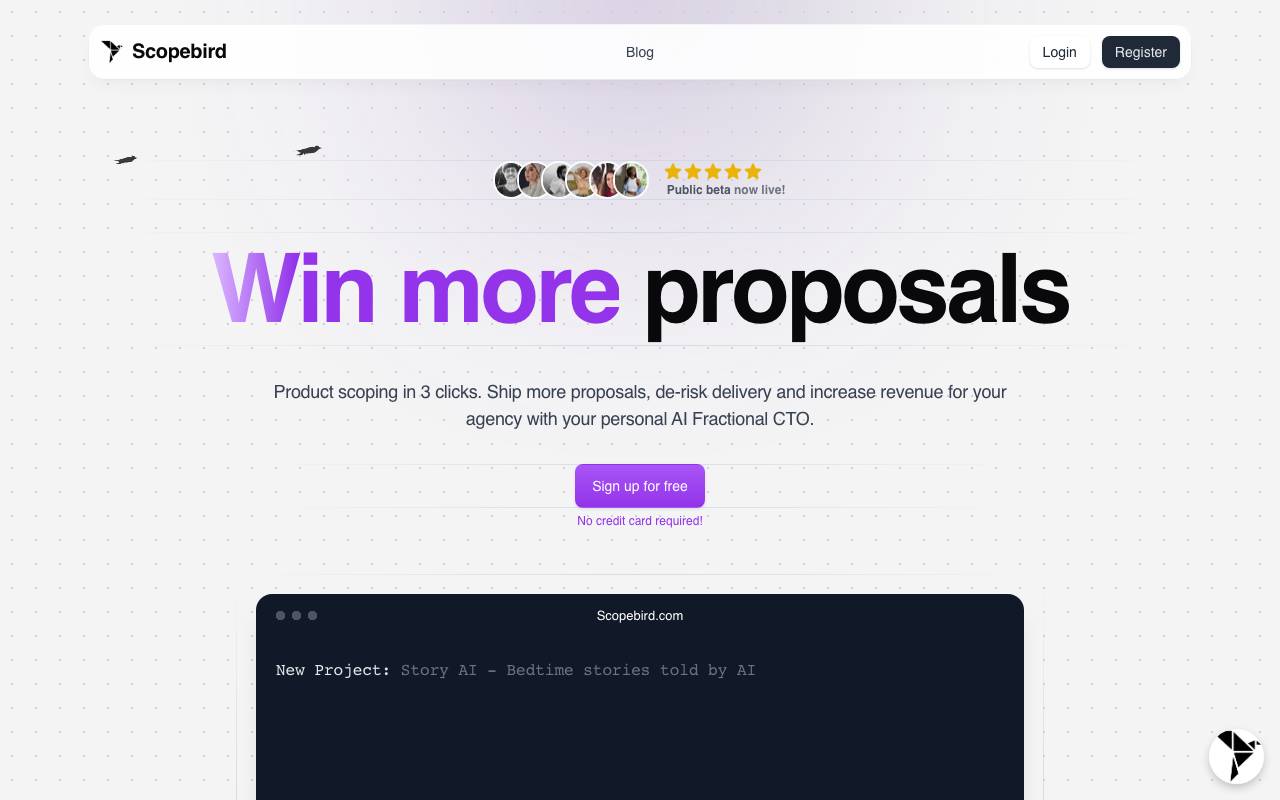 Xavier AI website preview
