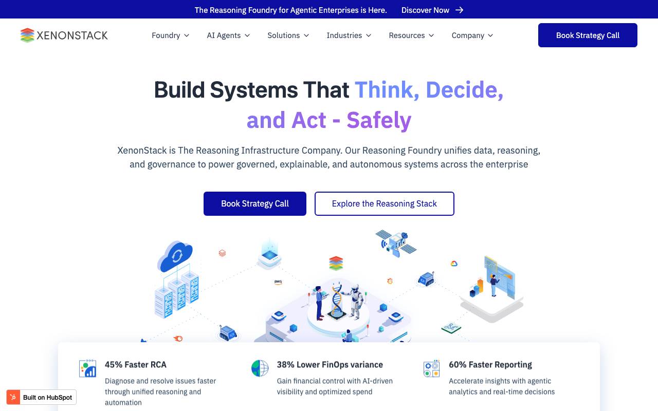 Xenonstack website preview