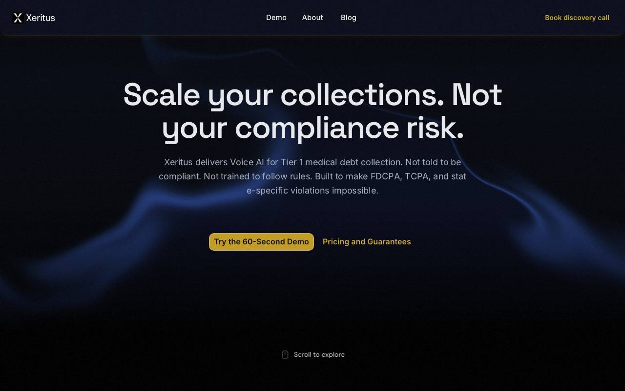 Xeritus website preview