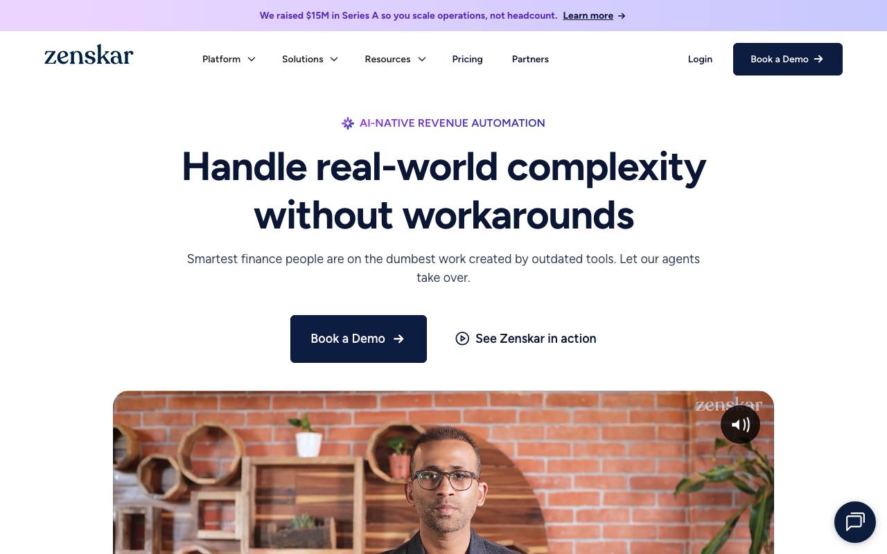 Zenskar website preview