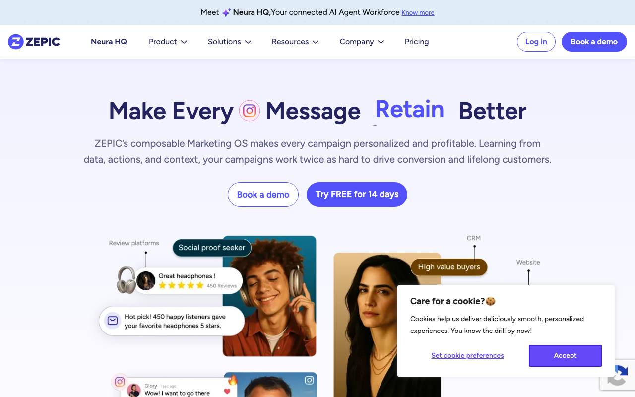 ZEPIC website preview